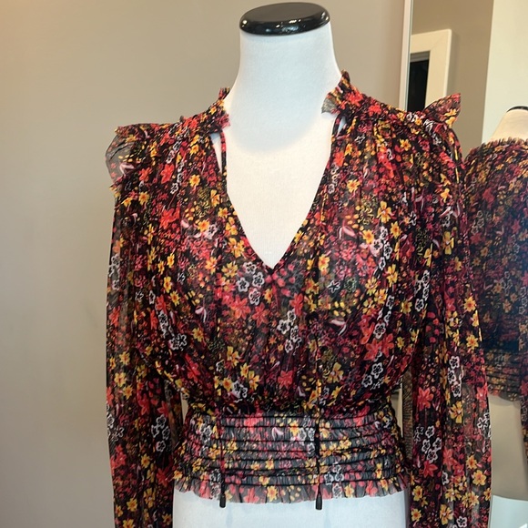 Free people cropped fall blouse - Picture 2 of 3